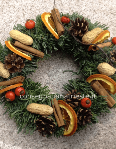 Coroncina natalizia da appendere