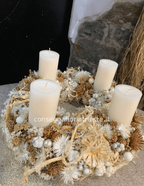 Corona Avvento Extra Bianca